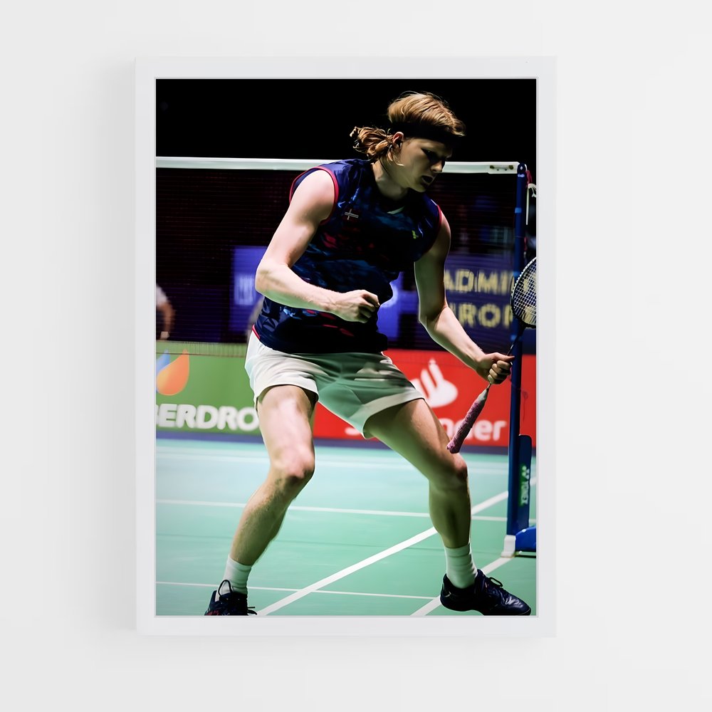 Poster Anders antonsen Antonse – affiche Badminton (vue 3)